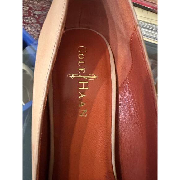 Cole Haan Nude Leather Heels  Round-Toe Pumps  Nike Air Collab – Size 8 - Picture 5 of 9